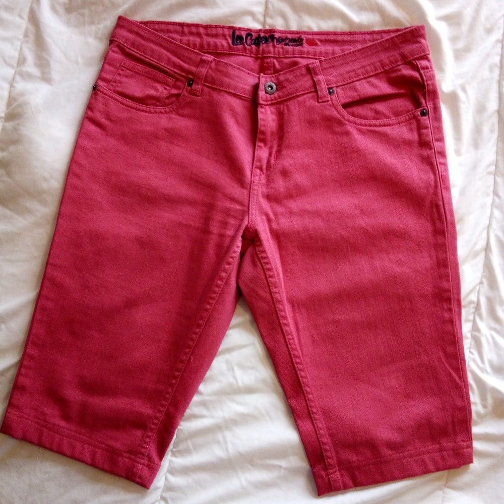 Lee Cooper Originals - Women's  Pink Denim Shorts